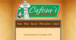 Desktop Screenshot of caforasrestaurant.com